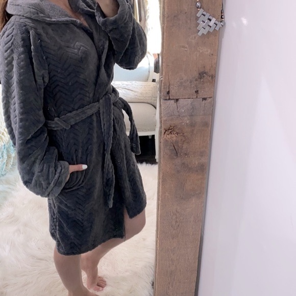 Just Love grey soft robe size 1X new with tags - Picture 1 of 6